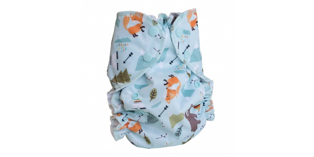 Couche à poche AMP One size Duo- The Fox and the Bear